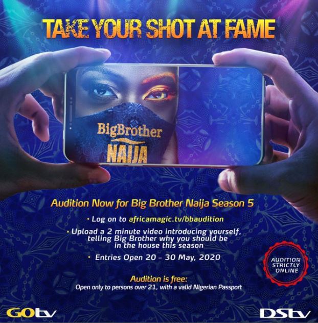 BBNaija 2020 audition