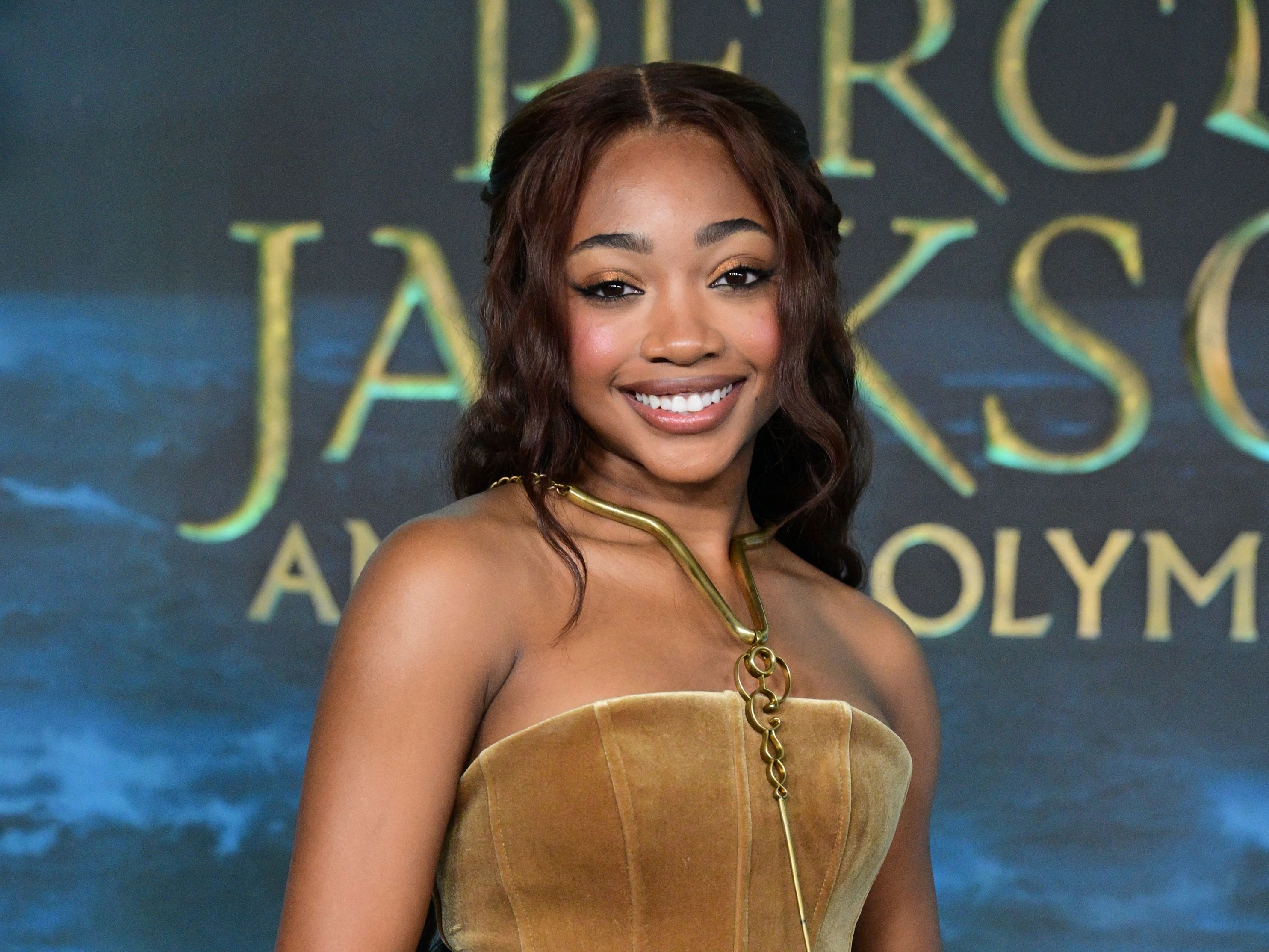 At the Percy Jackson and the Olympians 2 Premiere, Leah Sava Jeffries  Brought Back Mermaidcore | Teen Vogue