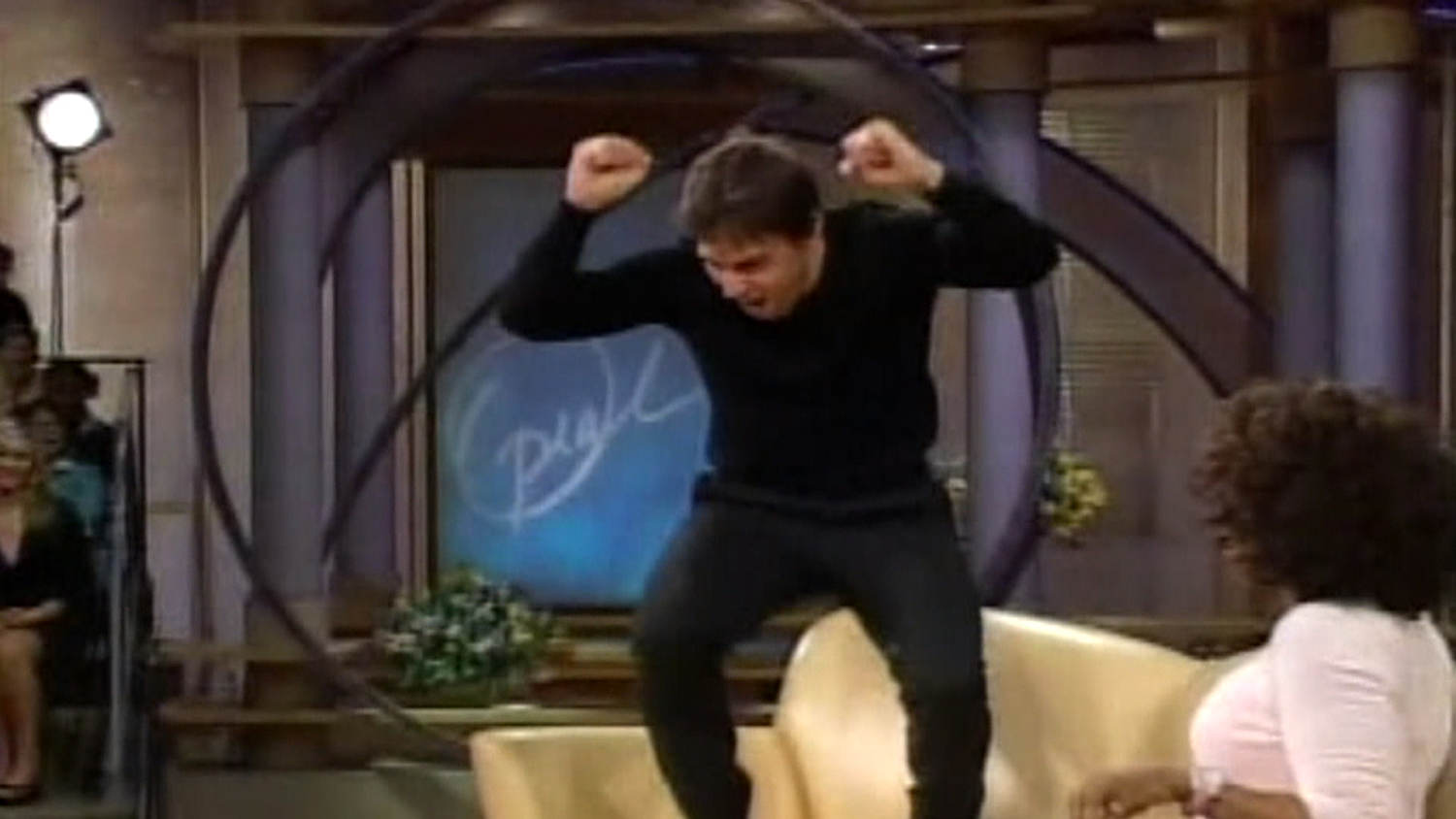 10 years ago: Tom Cruise jumps Oprah's couch