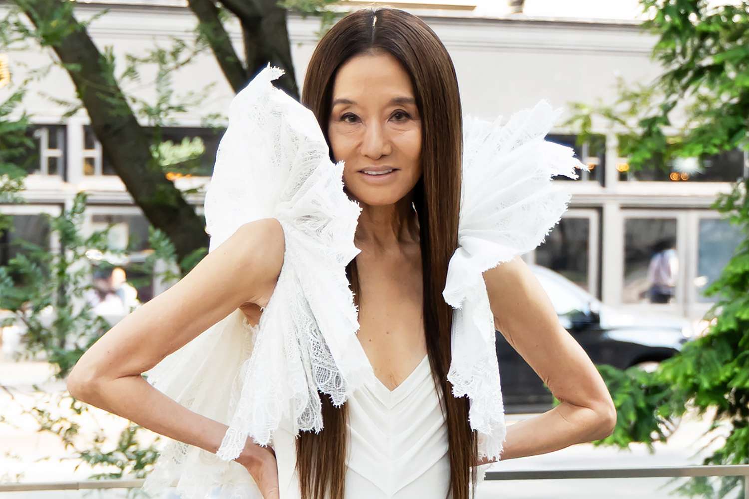 Vera Wang, 76, Looks Youthful in Ultra-Luxe Bridal Gown for Christmas